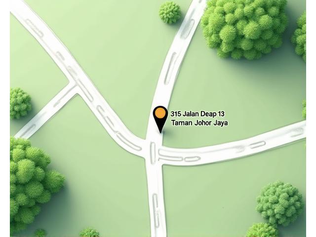 Peta Lokasi Pejabat Teratai Bumi di Johor Bahru